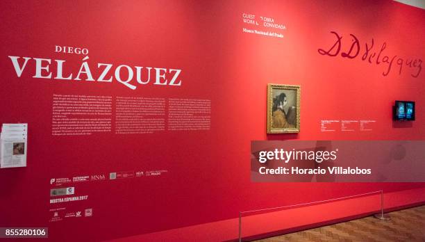 Diego Velazquez painting "A Sybil" is seen at Museu Nacional de Arte Antiga during the opening day of its temporary exhibition on September 28, 2017...