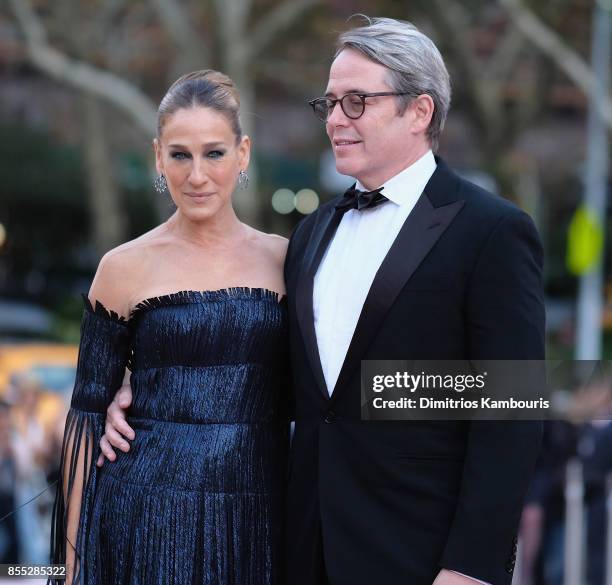 Sarah Jessica Parker and Matthew Broderick attend the New York City Ballet's 2017 Fall Fashion Gala at David H. Koch Theater at Lincoln Center on...