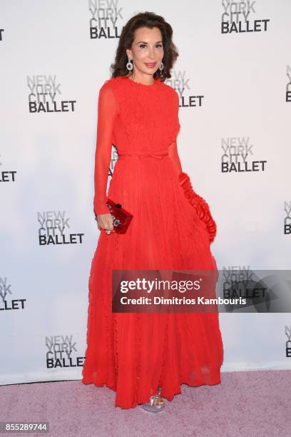 Fe Fendi attends the New York City Ballet's 2017 Fall Fashion Gala at David H. Koch Theater at Lincoln Center on September 28, 2017 in New York City.