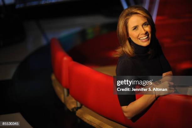 Alexis Glick VP of Fox Business Channel and anchor of the Opening Bell is photographed for Business Week Magazine.