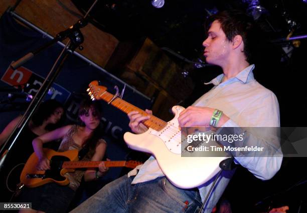 Dave Longstreth of The Dirty Projectors performs at the NPR Music Party at The Parish nightclub as part of SXSW 2009 on March 19, 2009 in Austin,...