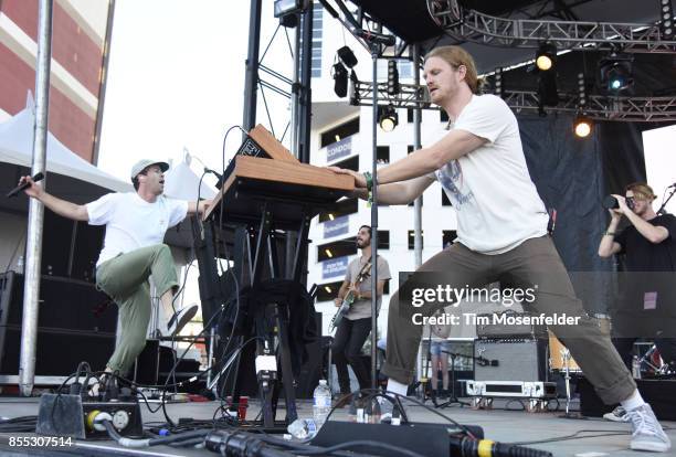 James Sunderland and Brett Hite of Frenship perform during the 2017 Life is Beautiful Festival on September 24, 2017 in Las Vegas, Nevada.