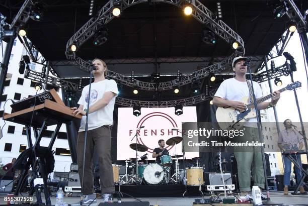 James Sunderland and Brett Hite of Frenship perform during the 2017 Life is Beautiful Festival on September 24, 2017 in Las Vegas, Nevada.