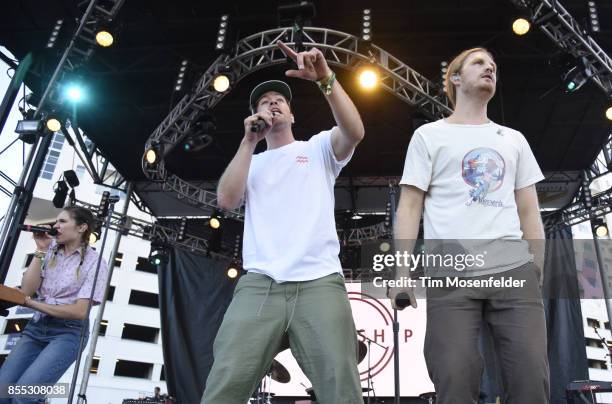 Brett Hite and James Sunderland of Frenship perform during the 2017 Life is Beautiful Festival on September 24, 2017 in Las Vegas, Nevada.