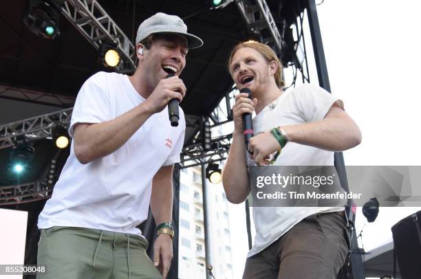 Brett Hite and James Sunderland of Frenship perform during the 2017 Life is Beautiful Festival on September 24, 2017 in Las Vegas, Nevada.