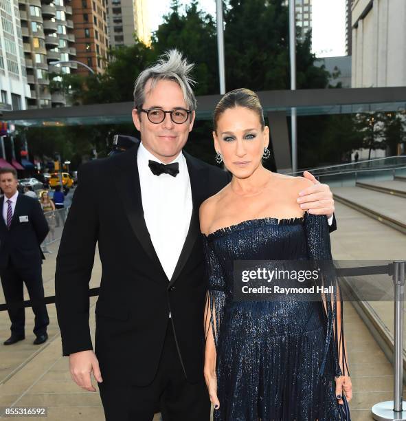 Matthew Broderick and Sarah Jessica Parker attend the New York City Ballet's 2017 Fall Fashion Gala at David H. Koch Theater at Lincoln Center on...