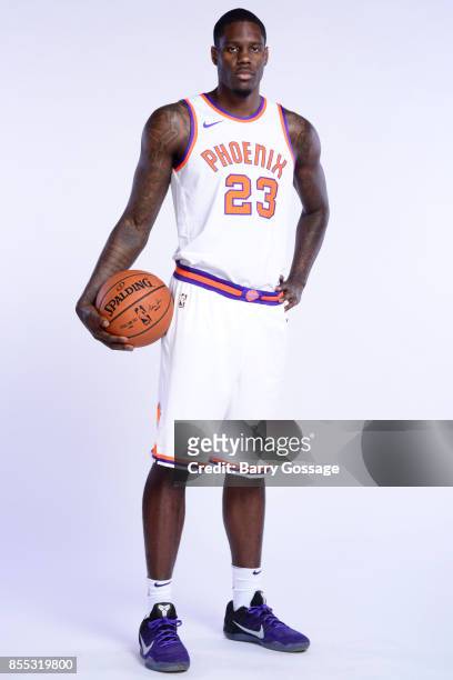 Anthony Bennett of the Phoenix Suns poses for a portrait at the Talking Stick Resort Arena in Phoenix, Arizona. NOTE TO USER: User expressly...
