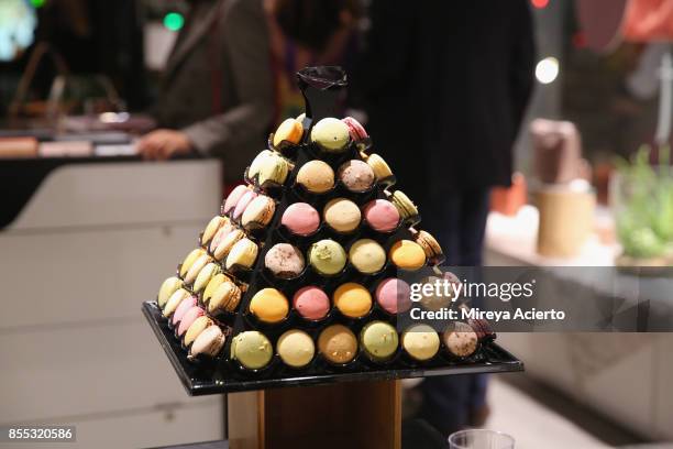 Detail of food at the Lancaster Collection presentation during Paris Fashion Week Womenswear Spring/Summer 2018 on September 28, 2017 in Paris,...