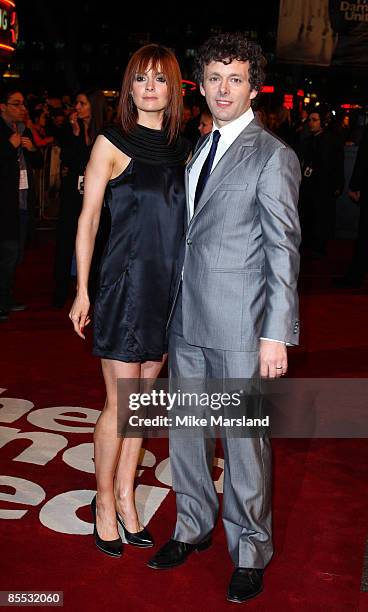 Lorraine Stewart and Michael Sheen attend the UK Premiere of The Damned Utd at the Vue West End on March 18, 2009 in London, England.