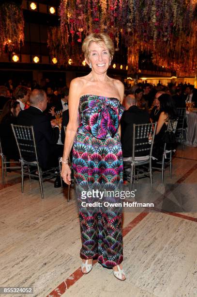 Edith Bjork attends the New York City Ballet's 2017 Fall Fashion Gala on September 28, 2017 in New York City.
