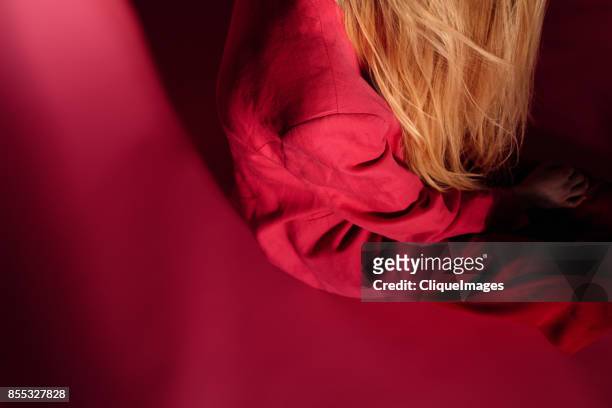 loneliness and pink colors - cliqueimages stock-fotos und bilder