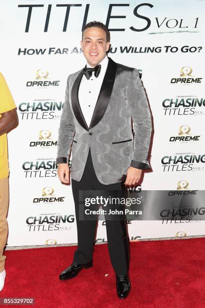 Ryan Egypt arrives at the Chasing Titles Vol. 1 West Palm Beach Premiere on September 28, 2017 in West Palm Beach, Florida.