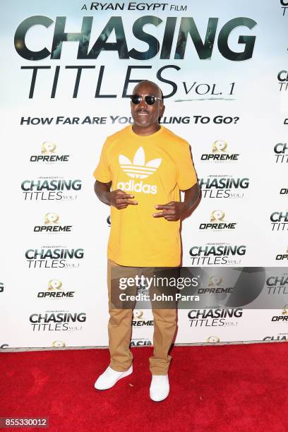 Clifton Powell arrives at the Chasing Titles Vol. 1 West Palm Beach Premiere on September 28, 2017 in West Palm Beach, Florida.