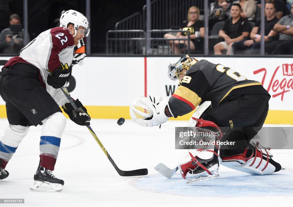 Colorado Avalanche v Vegas Golden Knights