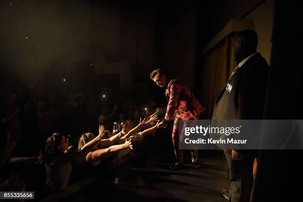 Harry Styles performs onstage at Radio City Music Hall on September 28, 2017 in New York City.