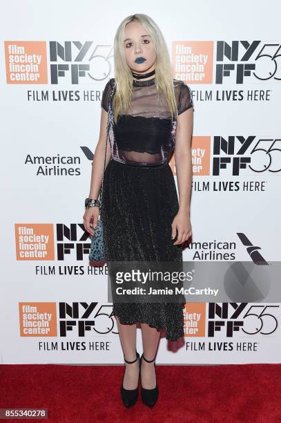 Lorelei Linklater attends the opening night premiere of "Last Flag Flying" during the 55th New York Film Festival at Alice Tully Hall, Lincoln Center...