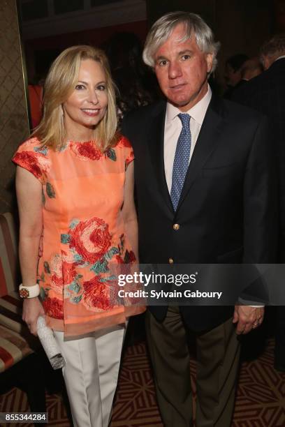 Gillian Miniter and Sylvester Miniter attend David Patrick Columbia and Chris Meigher Toast The Quest 400 at Doubles on September 28, 2017 in New...