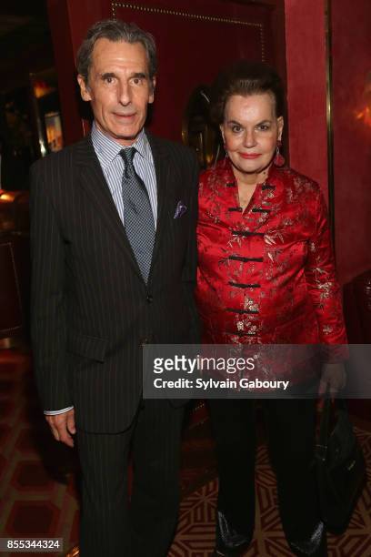 Roy Kean and Ann Rapp attend David Patrick Columbia and Chris Meigher Toast The Quest 400 at Doubles on September 28, 2017 in New York City.