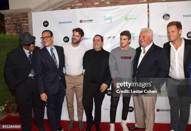 Music producer Jimmy Jam, City of Hope Co-Chair Doug Davis, Musician Alex Pall of The Chainsmokers, City of Hope Co-Chair Evan Lamberg, Musician...