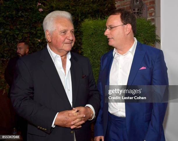 Of Sony/ATV Music Publishing Martin Bandier and City of Hope Co-Chair David Renzer at City of Hope's Music, Film and Entertainment Industry's Songs...