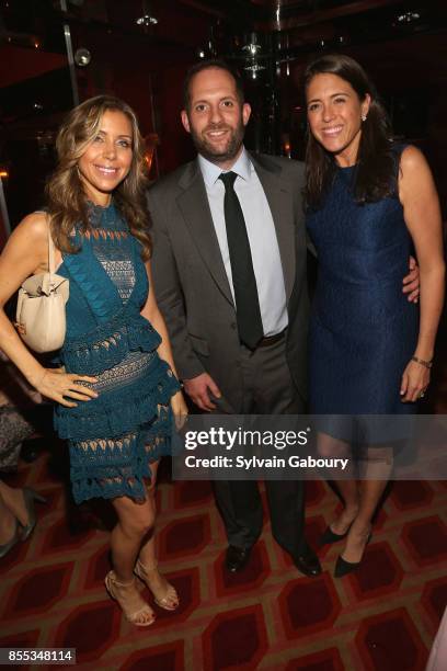 Perrine Meistrell, Ted Mariner and Amanda Mariner attend David Patrick Columbia and Chris Meigher Toast The Quest 400 at Doubles on September 28,...