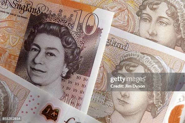 10 Note Drawing A photo illustration of the new British ten pound note, featuring a ...