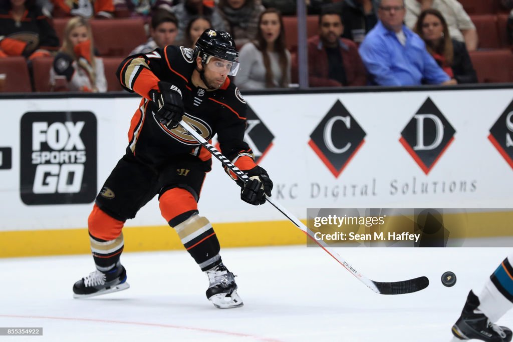 San Jose Sharks v Anaheim Ducks