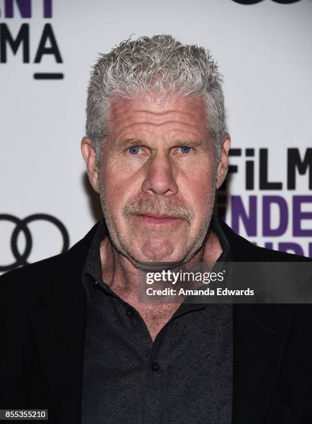 Actor Ron Perlman attends the Film Independent at LACMA Screening and Q+A of "Startup" at LACMA on September 28, 2017 in Los Angeles, California.