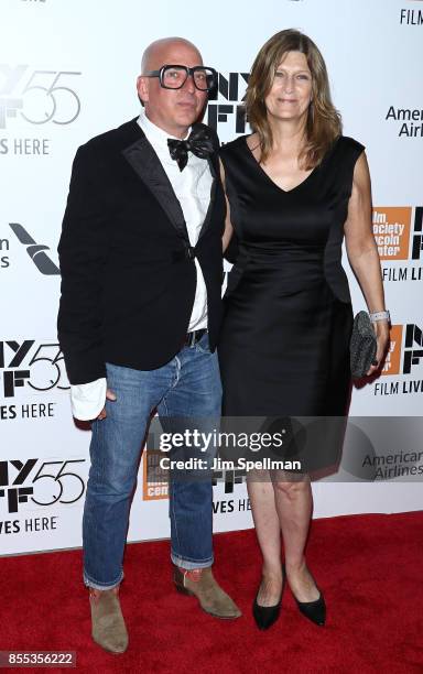 Editor Sandra Adair and guest attend the 55th New York Film Festival opening night premiere of "Last Flag Flying" at Alice Tully Hall, Lincoln Center...