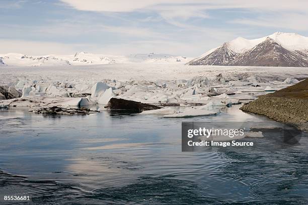 jokulsarlon glaciers - breidamerkurjokull glacier stock pictures, royalty-free photos & images