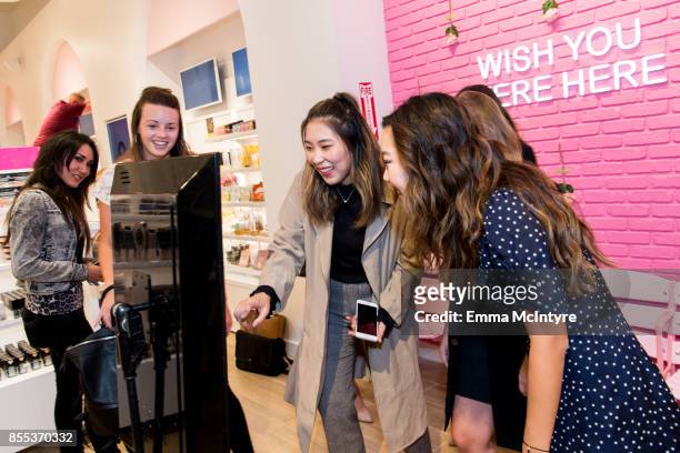 Guests attend 'Riley Rose celebrates store opening at Glendale Galleria with Jordyn Woods' on September 28, 2017 in Glendale, California.