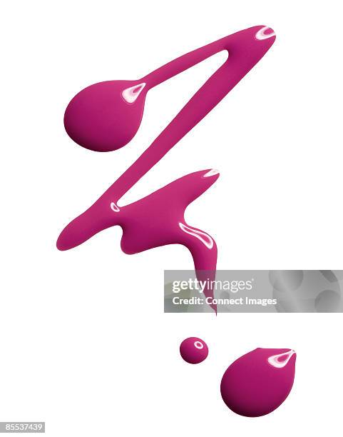 pink nail varnish pattern - smalto foto e immagini stock