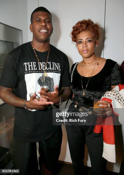 Jon Gray and Kelis at H.O.M.E. By Martell hosted by Jhene Aiko on September 28, 2017 in Los Angeles, California.