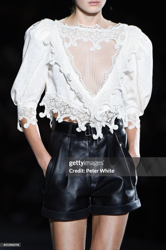 Saint Laurent : Runway -Paris Fashion Week Womenswear Spring/Summer 2018