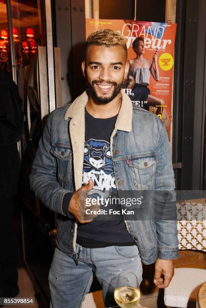Brahim Zaibat attends the "Apero Gouter" Cocktail Hosted by Le Grand Seigneur Magazine at Bistrot Marguerite on September 28, 2017 in Paris, France.