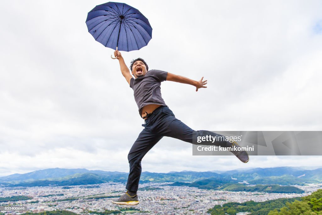 Flying in the rain