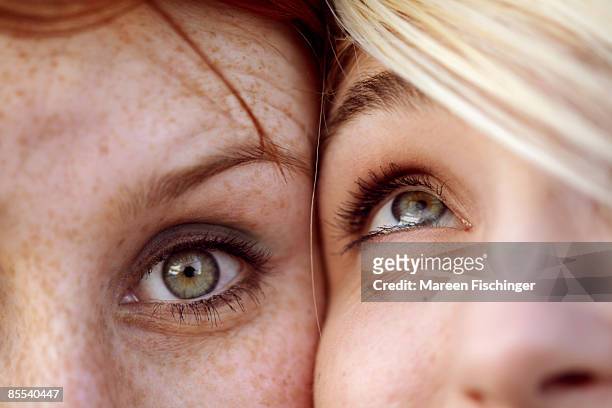 best friends - eye close up stock pictures, royalty-free photos & images