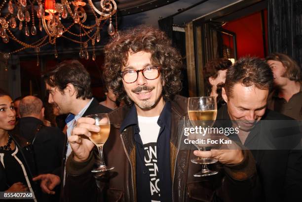 Musician Rudy from Malka Family attends the "Apero Gouter" Cocktail Hosted by Le Grand Seigneur Magazine at Bistrot Marguerite on September 28, 2017...
