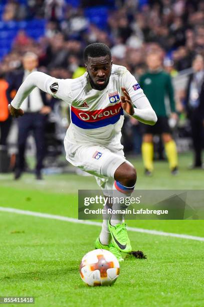 Tanguy Ndombele Alvaro during the Uefa Europa League match between Lyon and Atalante Bergame on September 28, 2017 in Lyon, France.