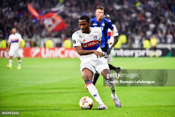 Myziane Maolida of Lyon during the Uefa Europa League match between Lyon and Atalante Bergame on September 28, 2017 in Lyon, France.