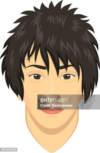 Young Asian Man Avatar Character Male Face Portrait Cartoon Person Vector  Illustration High-Res Vector Graphic - Getty Images