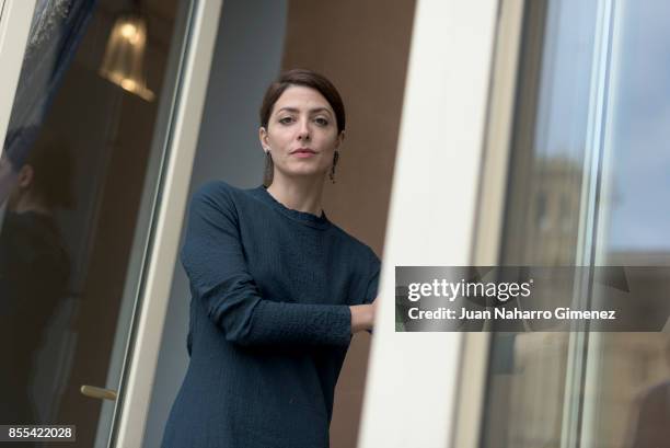 Spanish actress Barbara Lennie poses for a portrait session during 65th San Sebastian Film Festival at Maria Cristina Hotel on September 26, 2017 in...