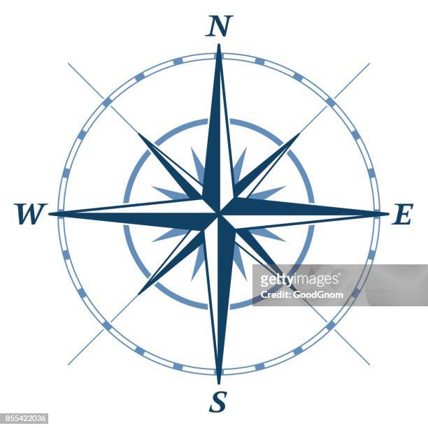wind rose - kompass stock-grafiken, -clipart, -cartoons und -symbole