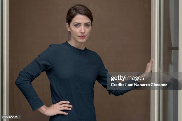 Spanish actress Barbara Lennie poses for a portrait session during 65th San Sebastian Film Festival at Maria Cristina Hotel on September 26, 2017 in...