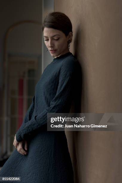 Spanish actress Barbara Lennie poses for a portrait session during 65th San Sebastian Film Festival at Maria Cristina Hotel on September 26, 2017 in...