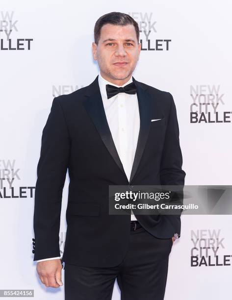 Personality Tom Murro attends the New York City Ballet's 2017 Fall Fashion Gala at David H. Koch Theater at Lincoln Center on September 28, 2017 in...