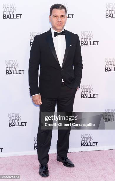 Personality Tom Murro attends the New York City Ballet's 2017 Fall Fashion Gala at David H. Koch Theater at Lincoln Center on September 28, 2017 in...