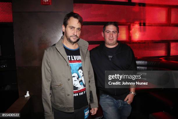 Todd Moscowitz and Adam Lublin attend Smoke Purpp And Friends In Concert at Highline Ballroom on September 28, 2017 in New York City.