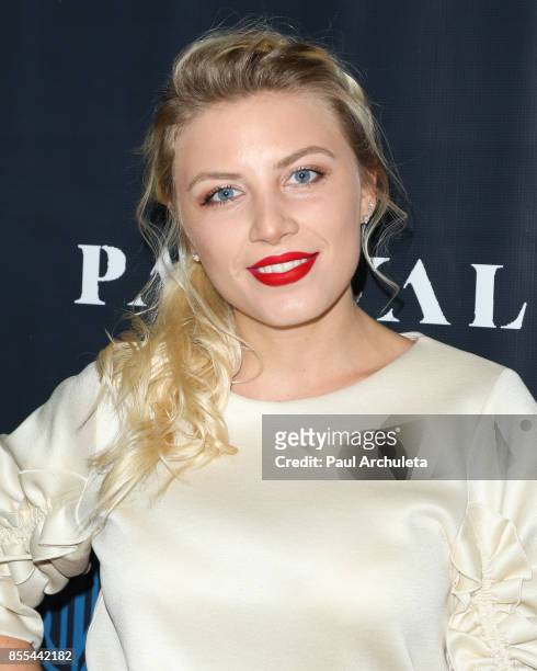 Actress / Singer Grace Valerie attends the Bello and Maison privee Party at Hills Penthouse on September 28, 2017 in West Hollywood, California.