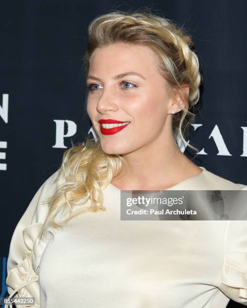 Actress / Singer Grace Valerie attends the Bello and Maison privee Party at Hills Penthouse on September 28, 2017 in West Hollywood, California.